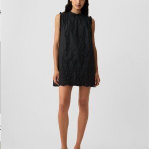 Gap x Doên black eyelet mini dress